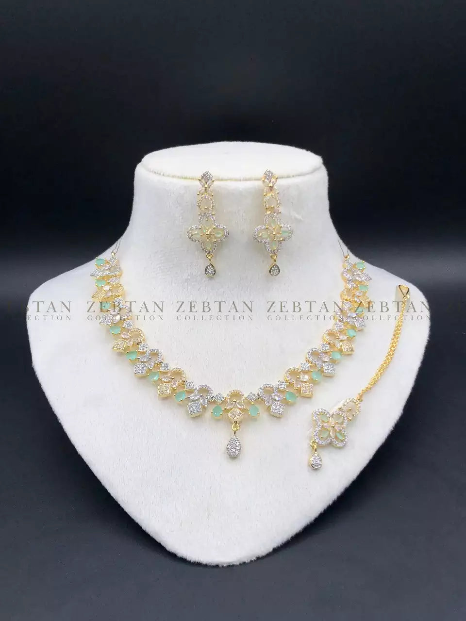 American diamond necklace set