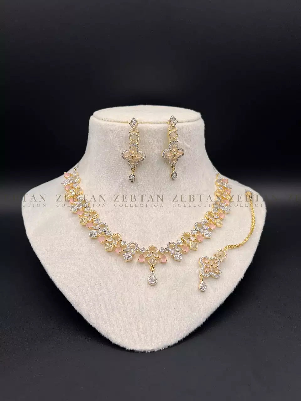American diamond necklace set