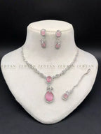 American diamond necklace set