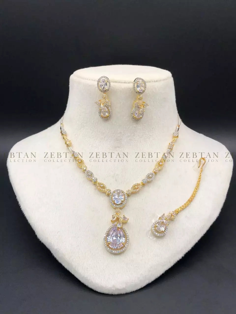 American diamond necklace set