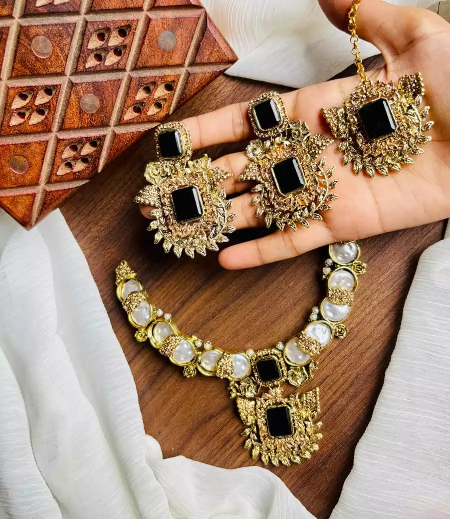 Handmade MOP necklace set