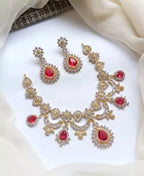 American diamond necklace set