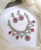 American diamond necklace set