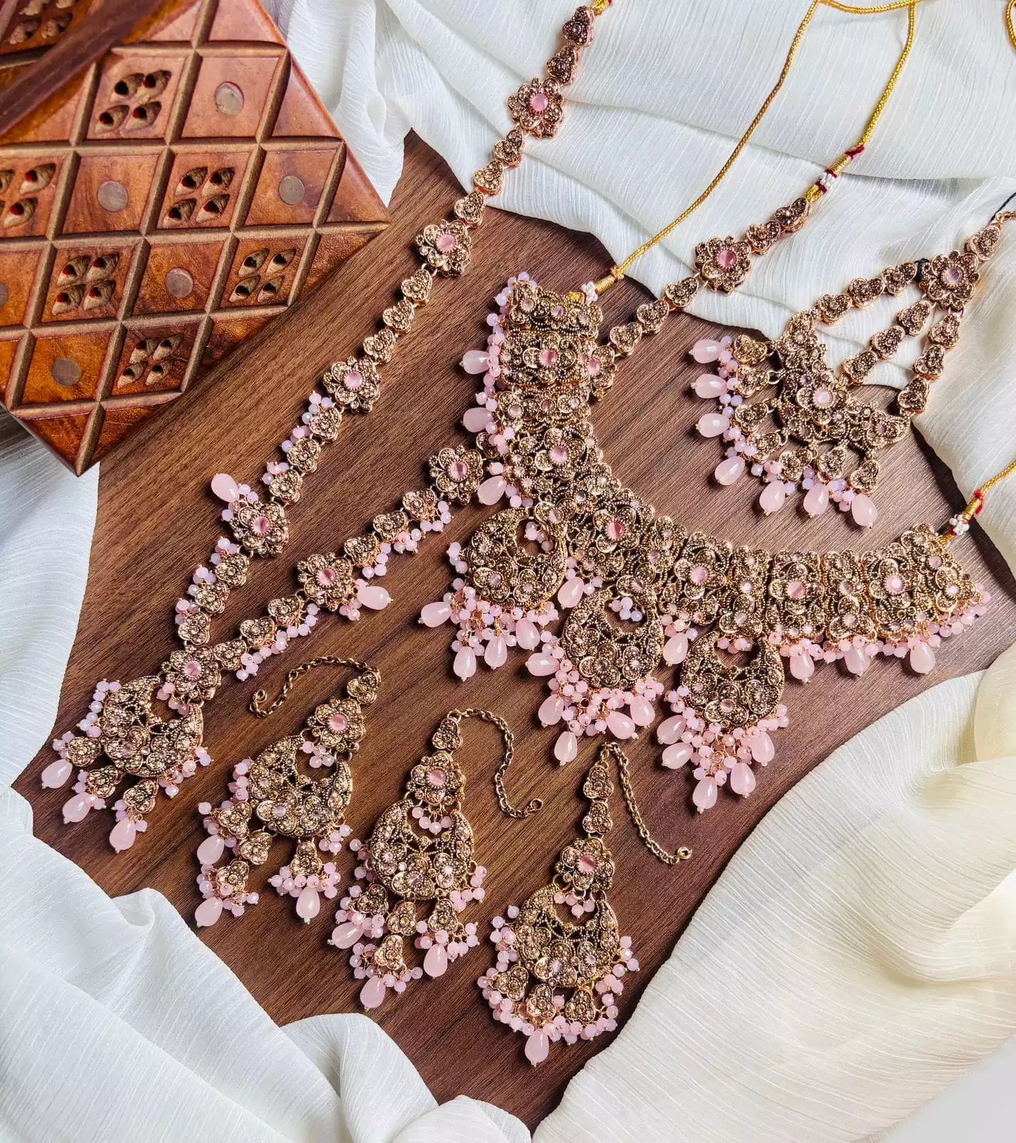 Zircon complete bridal set