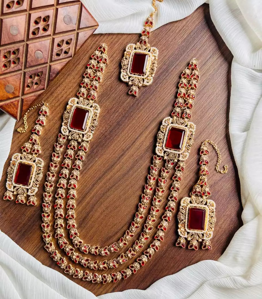 3 layer zircon maala set