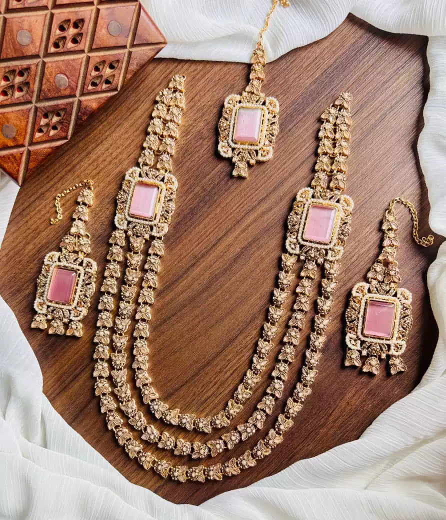 3 layer zircon maala set