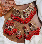 Handmade designer bridal set