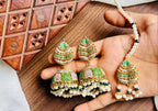 Designer earrings with teeka