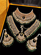 Kundan bridal set with maatha patti