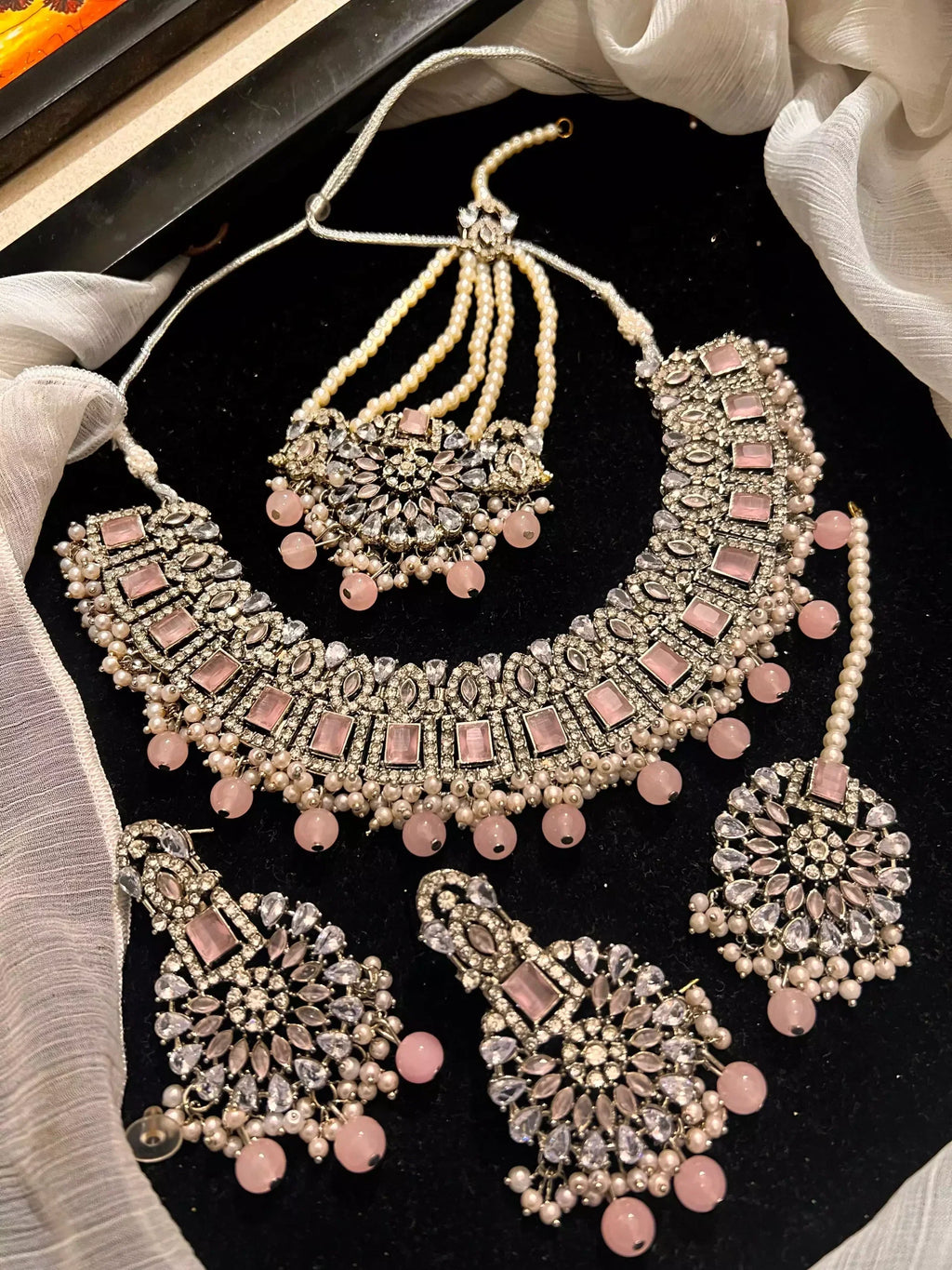 Zircon bridal set