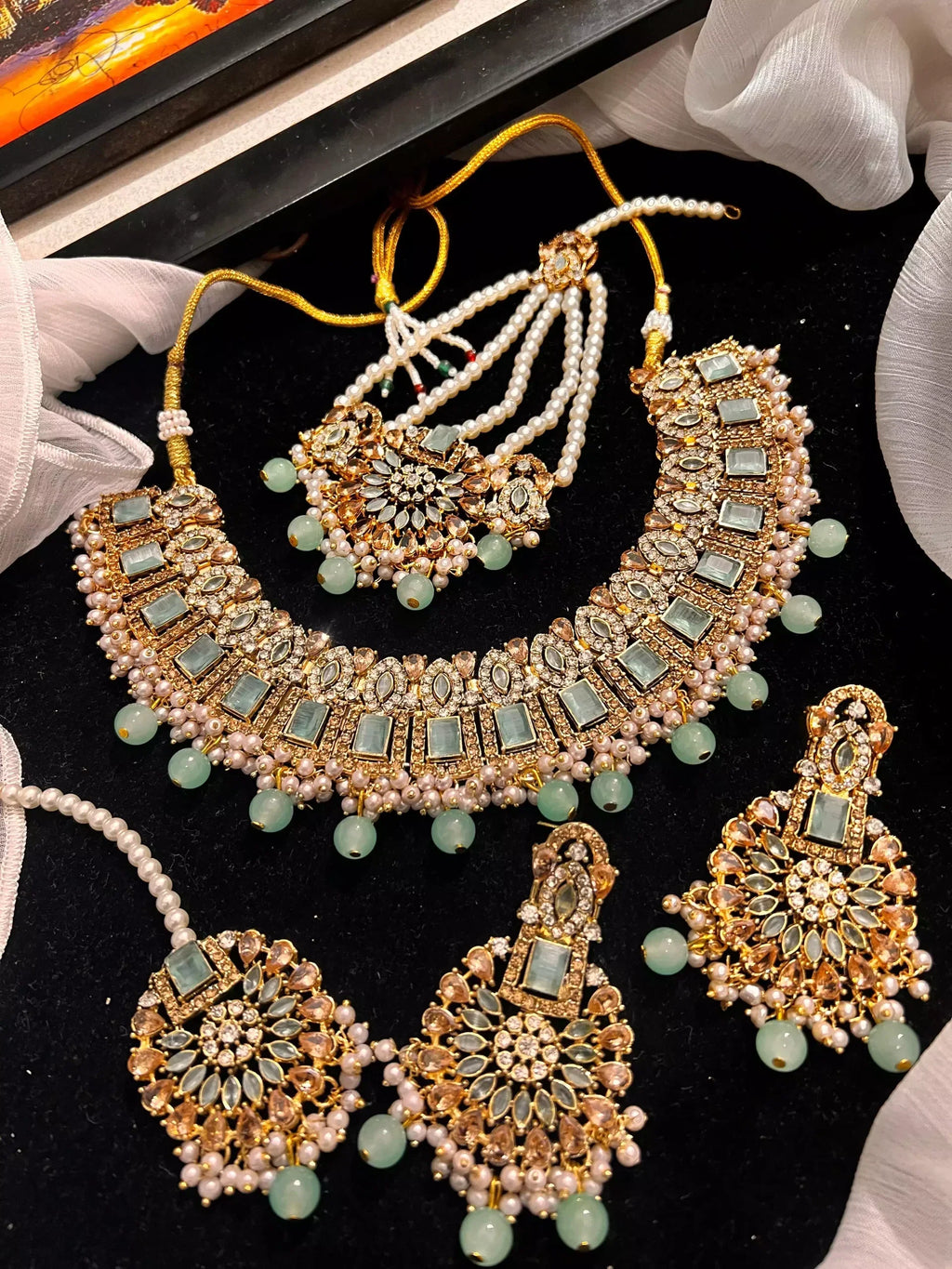 Zircon bridal set