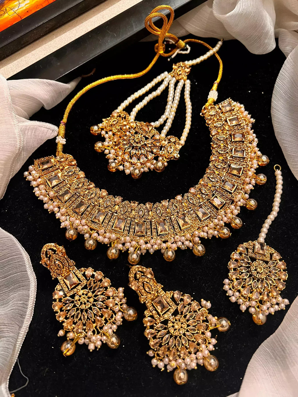 Zircon bridal set