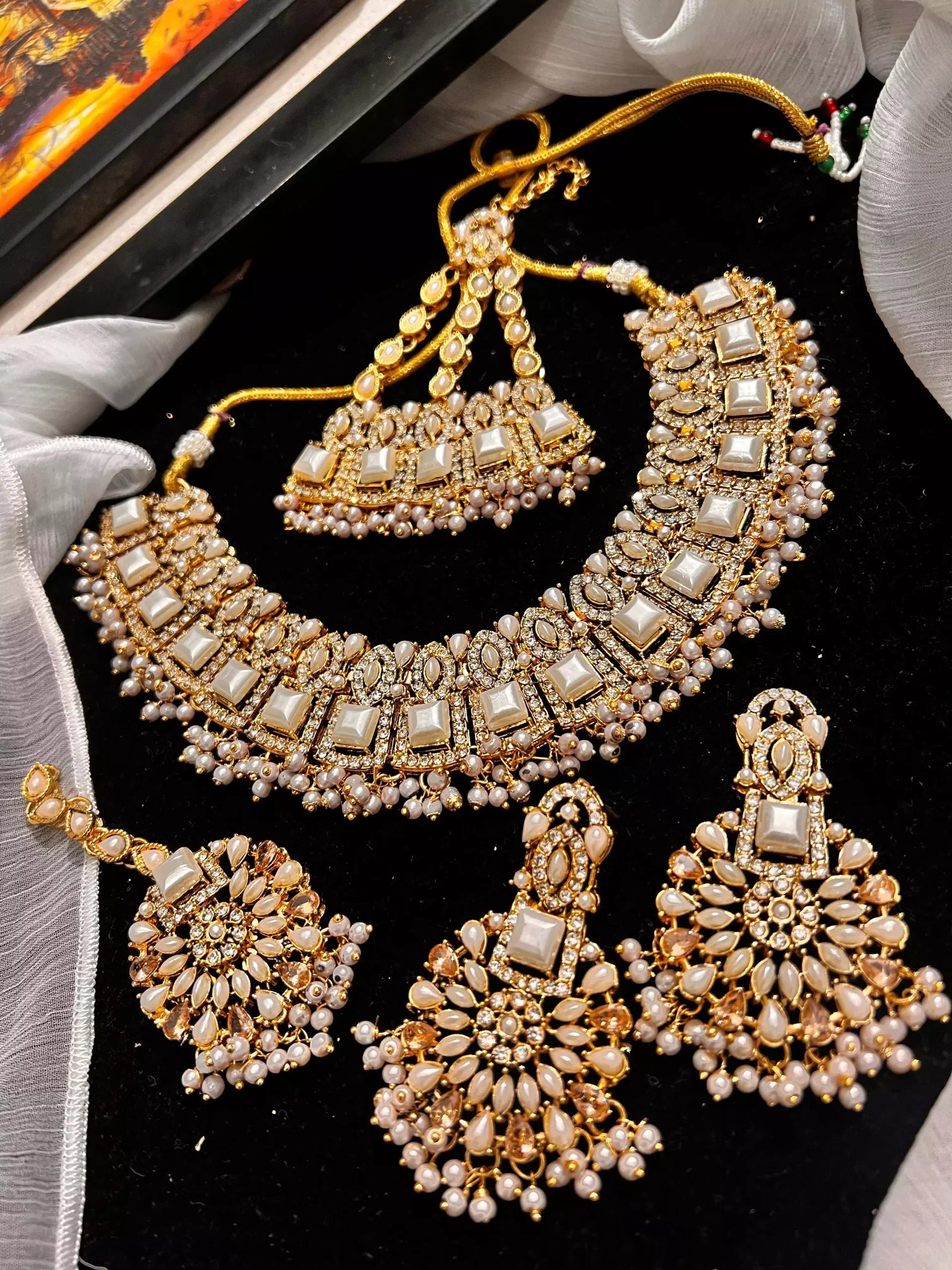 Zircon bridal set