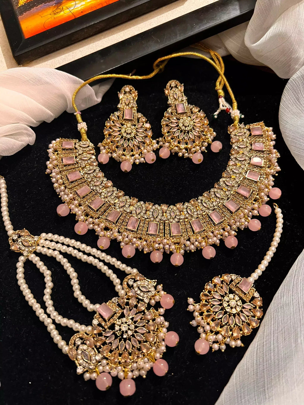 Zircon bridal set