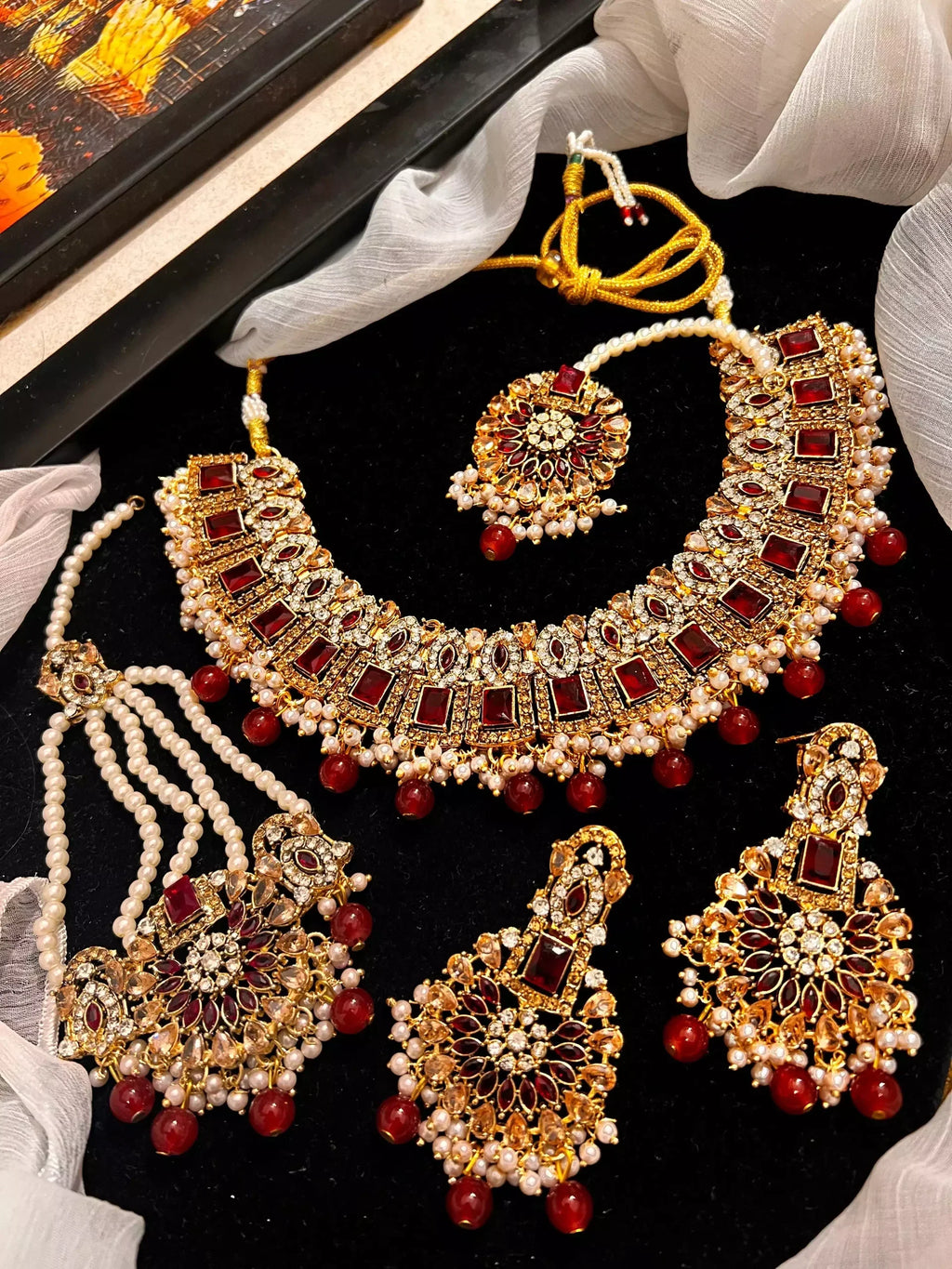 Zircon bridal set