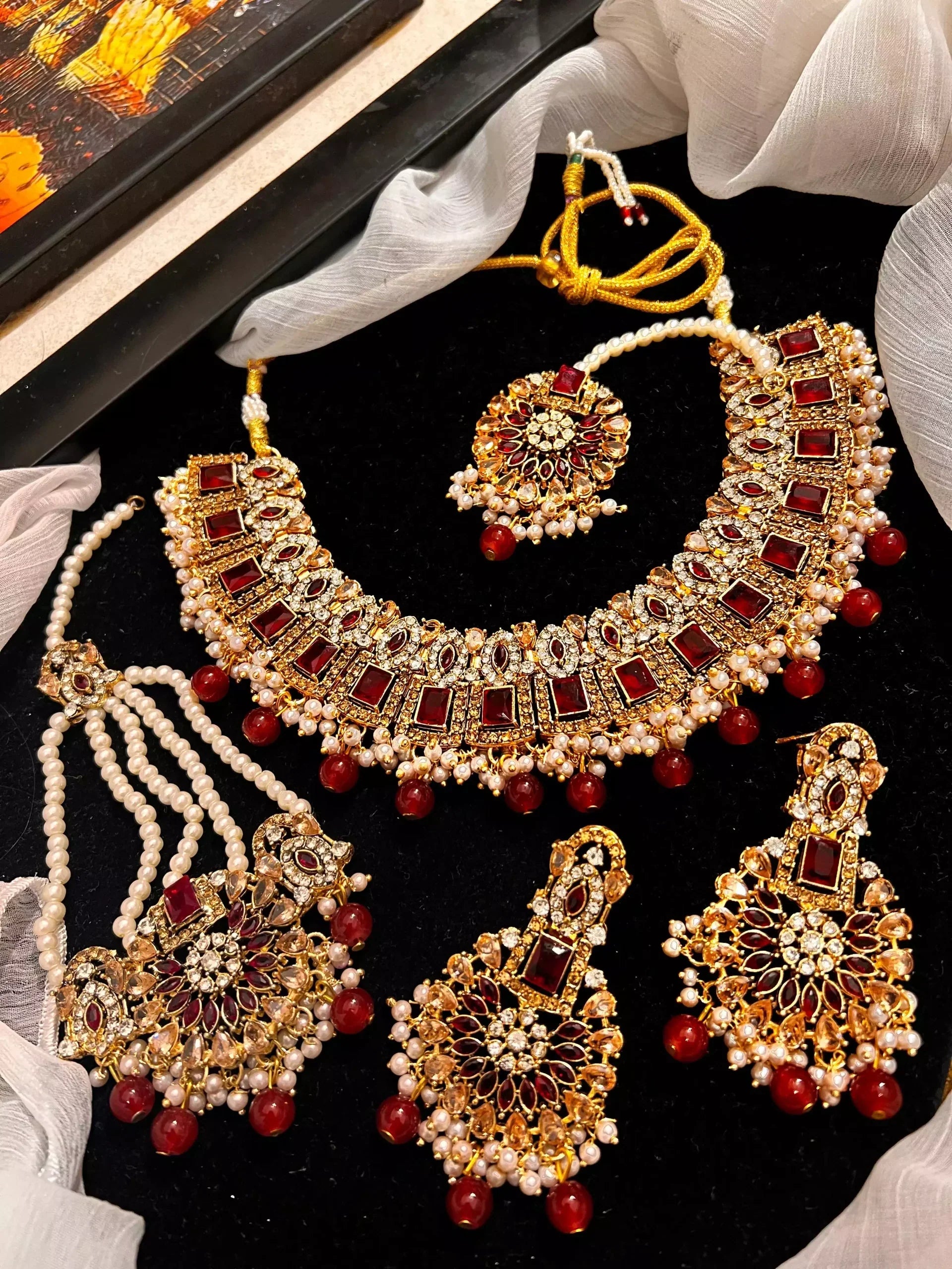Zircon bridal set