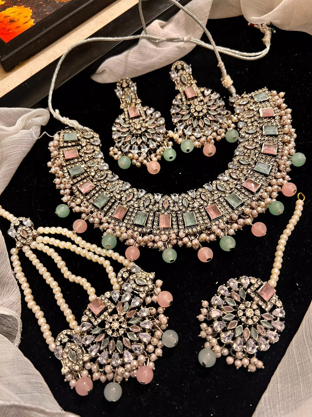 Zircon bridal set