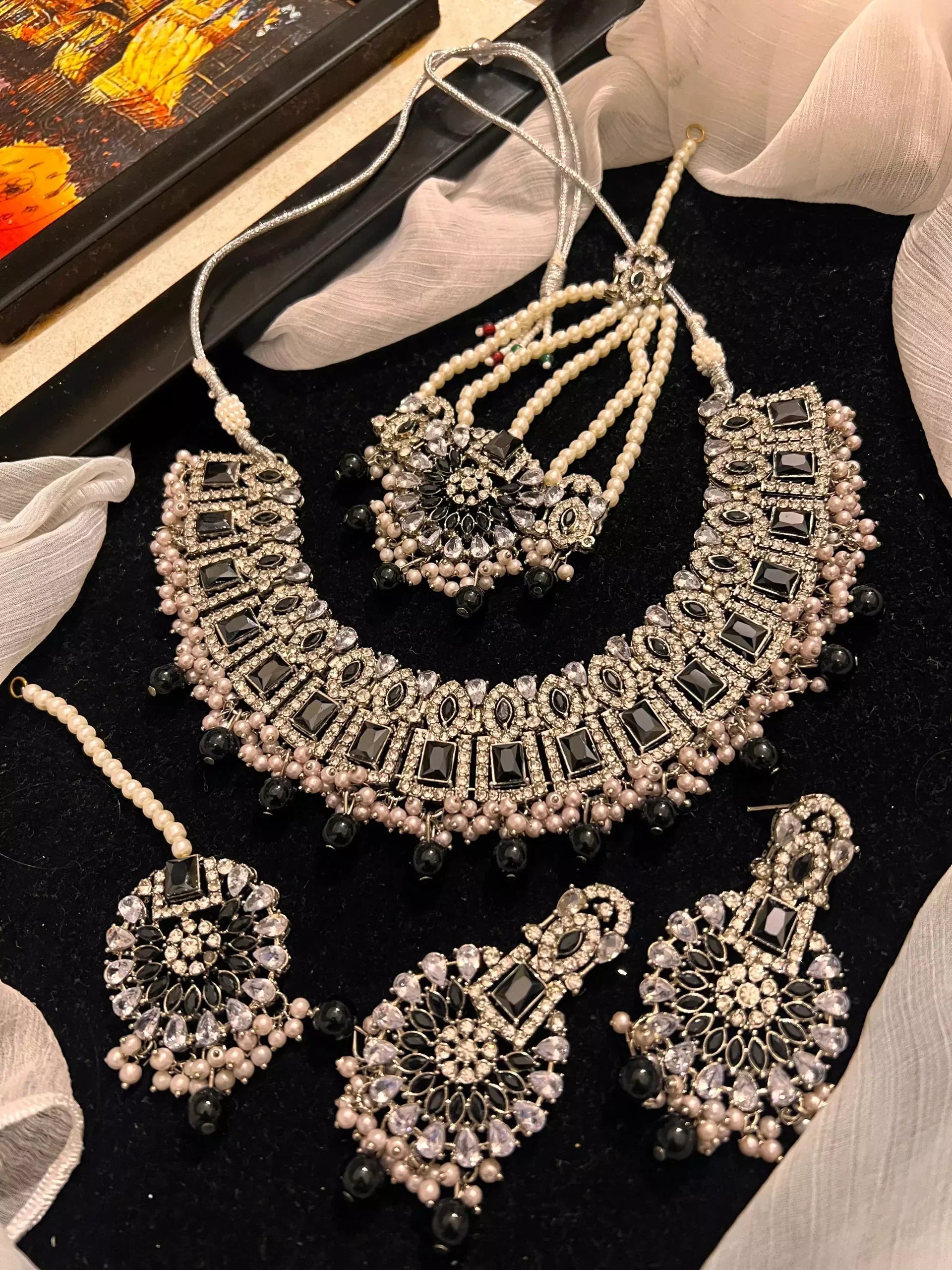 Zircon bridal set