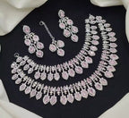 Zircon double layer bridal set