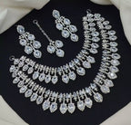 Zircon double layer bridal set
