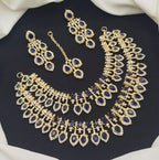 Zircon double layer bridal set