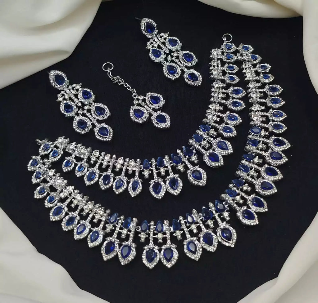 Zircon double layer bridal set