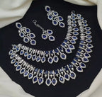 Zircon double layer bridal set