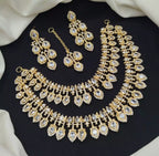Zircon double layer bridal set