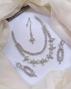 American diamond double layer set
