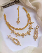 American diamond double layer set