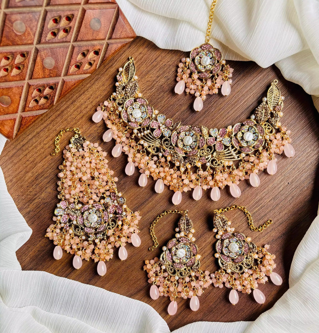 Handmade designer bridal set