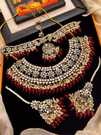 Kundan bridal set with maatha patti