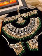 Kundan bridal set with maatha patti