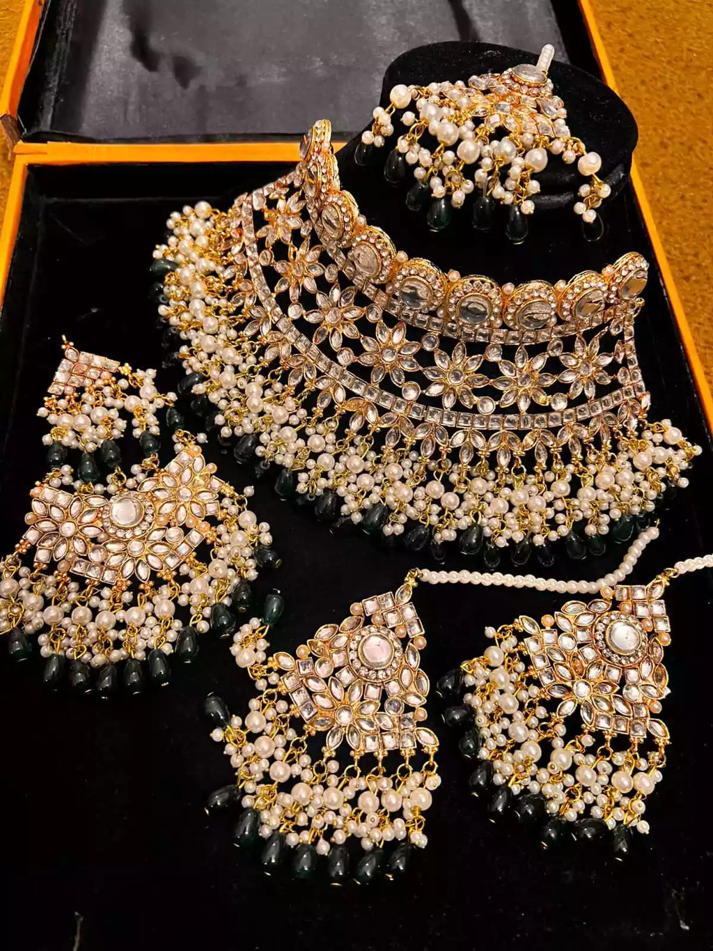 Indian kundan bridal set