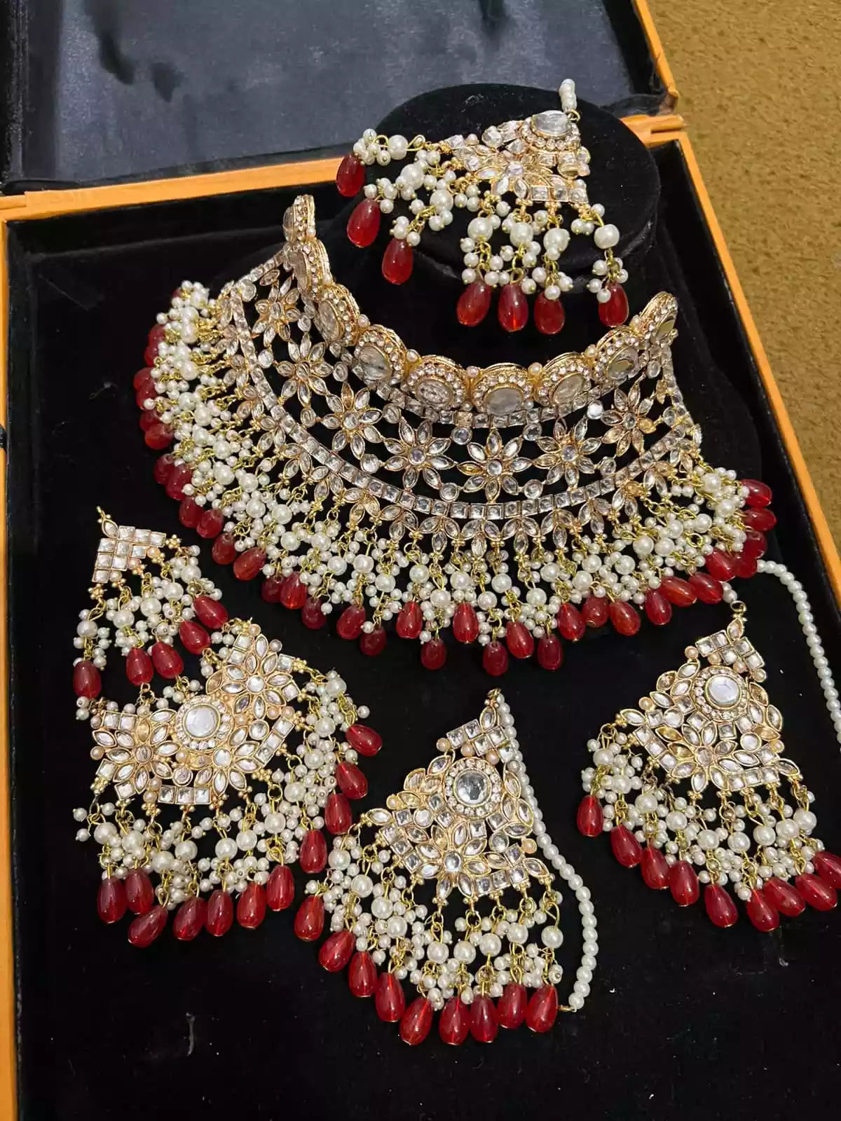 Indian kundan bridal set