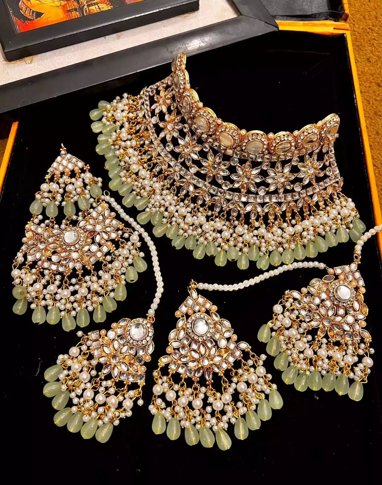 Indian kundan bridal set