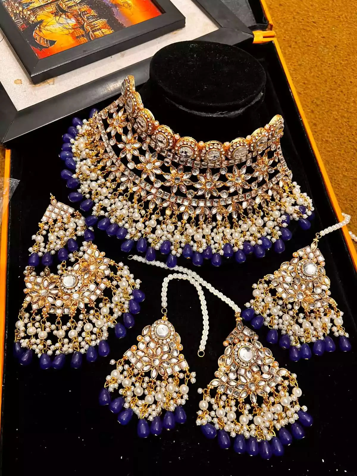 Indian kundan bridal set