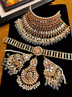 Kundan bridal set with sheesh patti