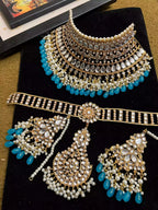 Kundan bridal set with sheesh patti