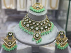 Jaipuri kundan necklace set