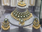Jaipuri kundan necklace set
