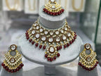Jaipuri kundan necklace set