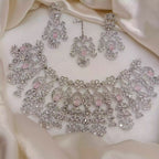 Zircon bridal set with teeka