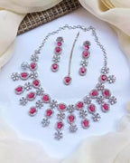 American diamond bridal set
