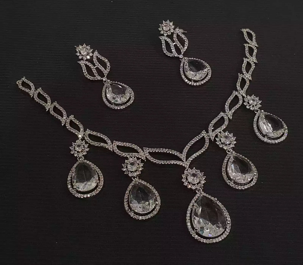American diamond necklace set