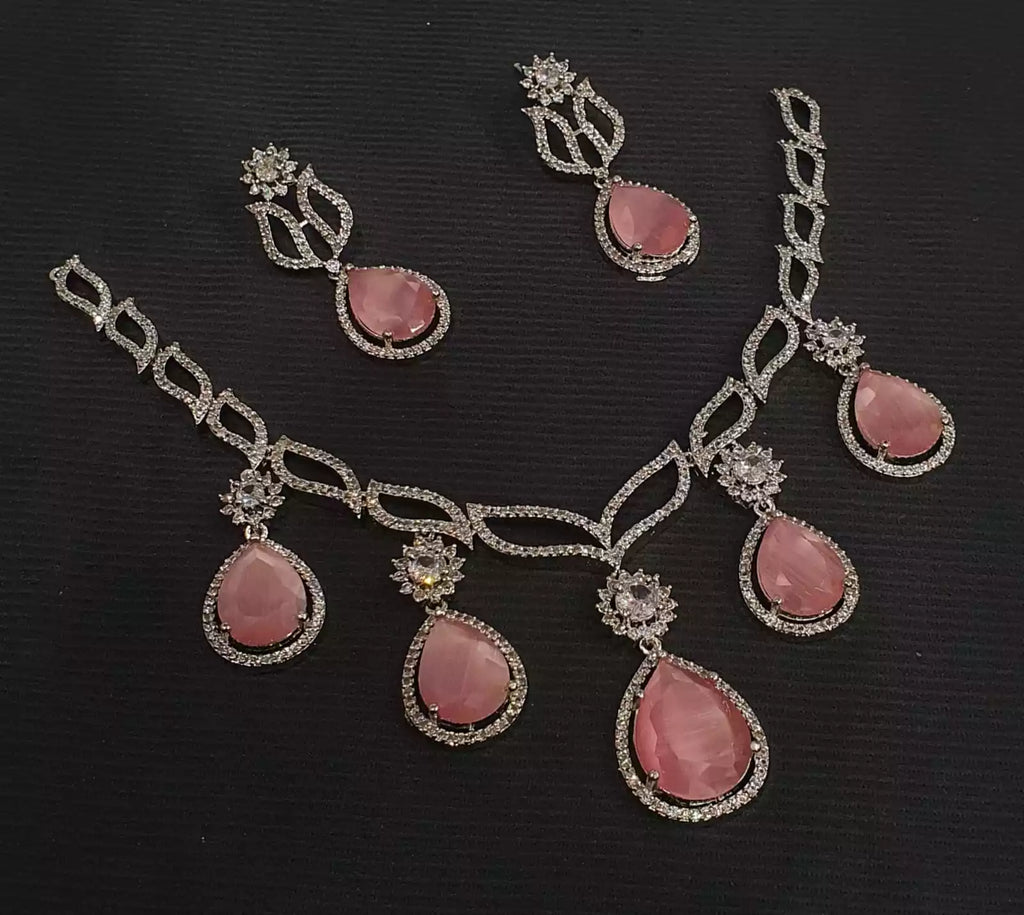 American diamond necklace set