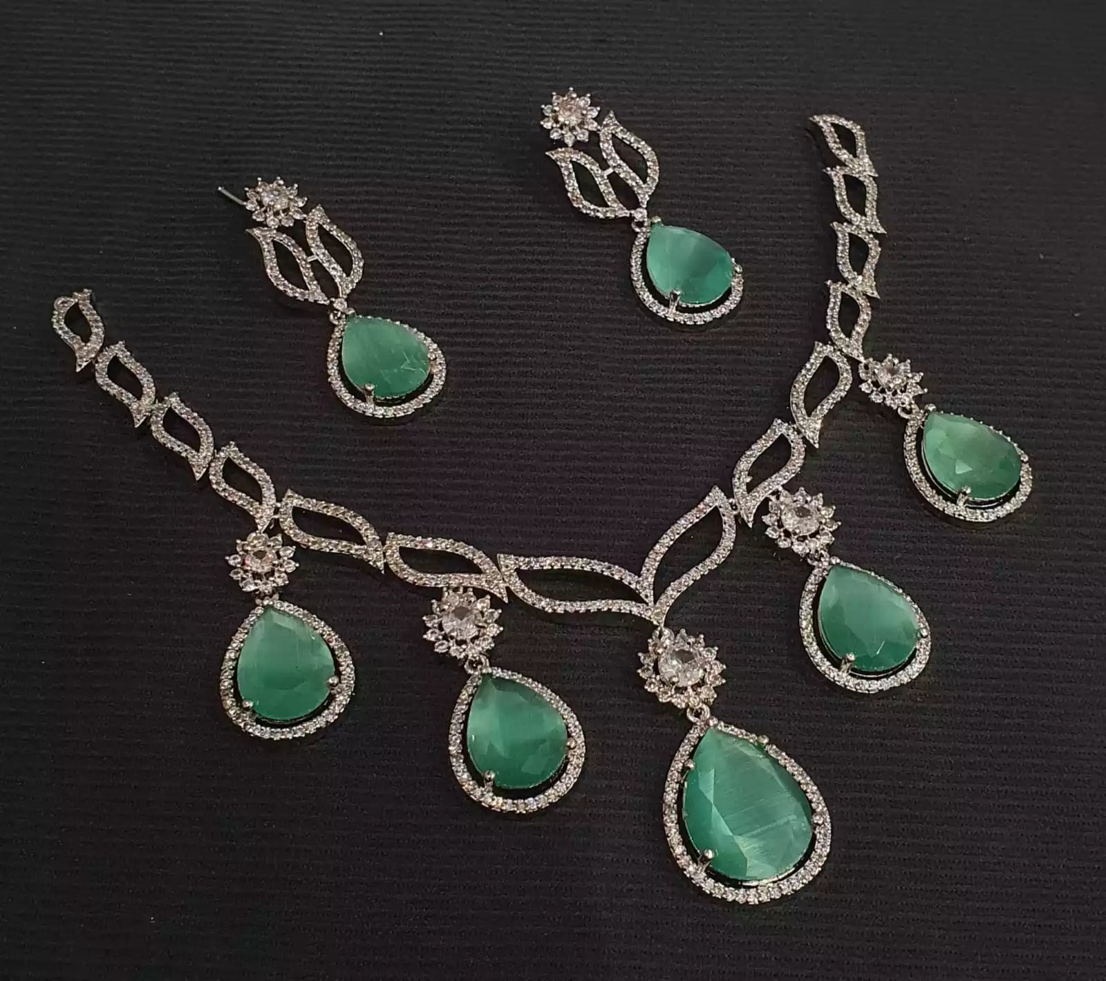 American diamond necklace set