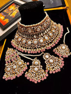 MOP kundan bridal set
