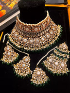 MOP kundan bridal set