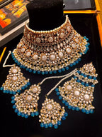 MOP kundan bridal set